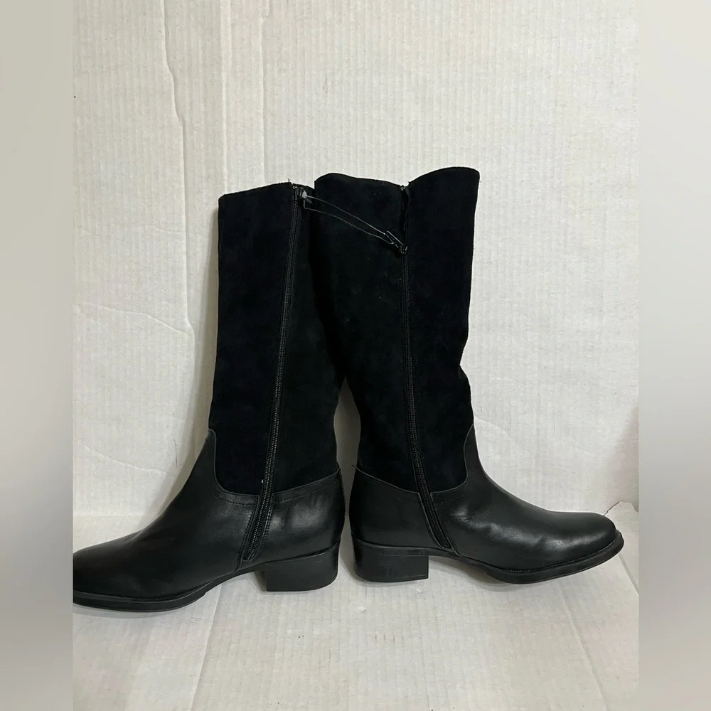 HELENE ROUGE Made In Spain Suede Tall Shaft Boots - Picture 15 of 16